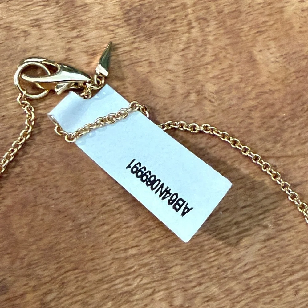 Alexis Bittar Black and Gold Crystal Futuristic Lucite Archive Necklace NWT - Picture 10 of 12